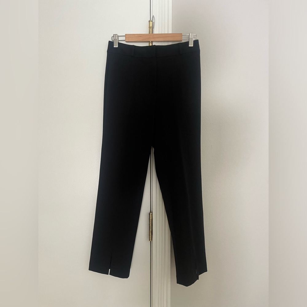 J McLaughlin Deanne split hem black pant